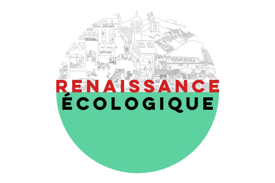 Logo de la Fresque de la Renaissance Écologique, atelier collaboratif pour imaginer un futur désirable bas-carbone