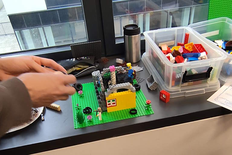 Créativité collective avec des Lego en séminaire
